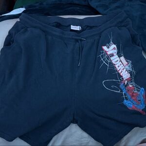 Marvel Spider-Man Black Hoodie with Red and Blue Accents